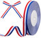 Gulfmew Nationalband 15 mm x 30 Yards Frankreich Band Geschenkband Schleifenband Dekoband Stoffband Satinband für WM Weltmeisterschaft Europameisterschaft Nationalfeiertage(Blau Weiß Rot)