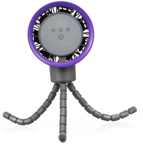 ibasenice Ventilador Portátil Cochecito Ventilador Oscilante Clip Hogar y Enfriador Bebés