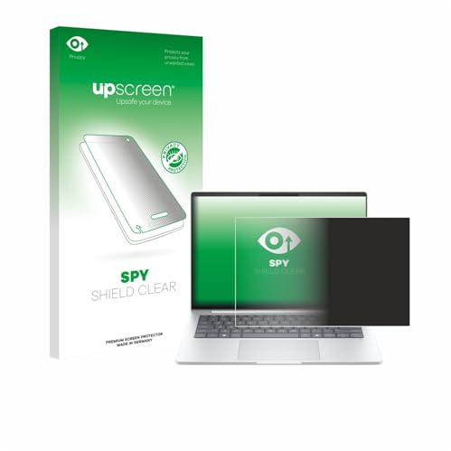 upscreen Blickschutzfolie für HP EliteBook 8 G1i 14 | Anti-Spy Displayschutz Made in Germany Privacy Screen Protector Sichtschutz Blaulichtfilter Klare Folie