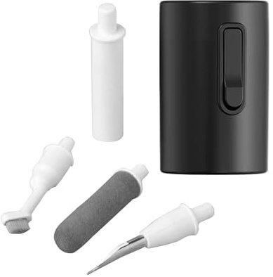 Phone Charging Port Cleaning Kit with Wireless Headphone Cleaning Pen, Multifunctional Cleaner Tool for Smartphone Ports, Camera Lenses, Earbuds, and Keyboard Dust Removal – Compact Tech Cleaning Gadg