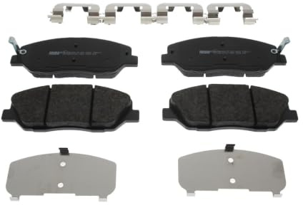 FERODO FDB4111 Bremsbelagsatz Bremsbeläge Vorne mit Zubehör Kompatibel mit HYUNDAI SANTA FÉ II CM