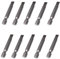 Aerzetix - Jeu de 10 Embouts Plats SL3-1/4x50mm - pour Visseuse Tournevis - CrV - C54288