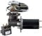 wellenshop Lofrans Ankerwinde X1 vertikal Ø8 mm Kette Ø12 mm 3-Strand Bronze verchromt ohne Spill 500W 12V Getriebemotor Control-Box