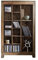 MASSIVMOEBEL24.DE CD-DVD Regal Sheesham 65x18x110 grau geölt Nature Grey #58