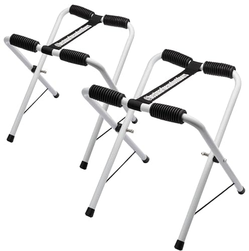 Best Marine faltbares Kajak Aufbewahrungsregal. Premium Accessoire für Kajaks, Kanus, Stand Up Paddelboards und kleine Boote. Zwei freistehende Innen/Außen Kajak Ständer. 46kg Kapazität
