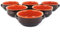 Set 6 TEGAMI Artigianali in Terracotta - 6 Ciotole con Manici - Ø 14cm - by Colì