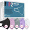 20 Mascherine FFP2 Colorate Mix Taglia Piccola Small Size Certificate CE, Maschera Facciale di Protezione Certificata e Sanificata, Face Mask con BFE≥95| 20 Pezzi