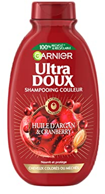 Ultra Doux Argan und Cranberry Shampoo mit Argan- und Cranberry Öl, 250 ml