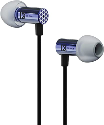 Yinyoo Wired Earbuds Headphones, KBEAR Little Q Lightweight in Ear Monitor Gaming Headphones for Android Phone, Thickened PVC Cable, Noise Isolating Deep Bass Earphones for Travel Relaxation Sleep