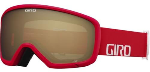 Giro Jugend Stomp Skibrille/Schneebrille – Rot-Weiß-Wordmark – AR40-Gläser