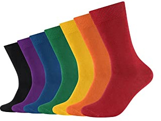 Camano Unisex Sockenbox 7er Pack 35/38 rainbow