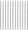 Be In Your Mind Lot de 12 limes rondes pour tronçonneuse en acier - Accessoires pour tronçonneuse à pas de chaîne 3/8-4,0 mm x 200 mm - Argent