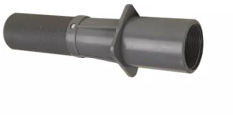 poolomio® Wanddurchführung 300 mm für Betonbecken/ 2 Außengewinde & 50mm Klebemuffe | aus robustem ABS-Kunststoff | UV-stabil, langzeitbeständig & chlorbeständig