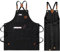 Grembiule da Lavoro Pesante, Grembiule da Lavoro Jeans, Grembiule Uomo e Donna in Tela, Grembiule Lavoro Uomo Multitasche, Regolabile, per Barbecue, Cottura, Forno, Cucina, Caffetteria, Nero, 400g