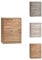 Jardin202 - Zapatero de Madera con Dos Cajones– Armario Almacenamiento Abatible para Recibidor – Mueble Auxiliar | Nogal