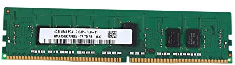 Ashikoi DDR4 4GB Server di memoria RAM 2133MHz 1RX8 PC4-2133P PC4-17000 1.2V 288PIN ECC REG DIMM Memoria RAM, 500296398
