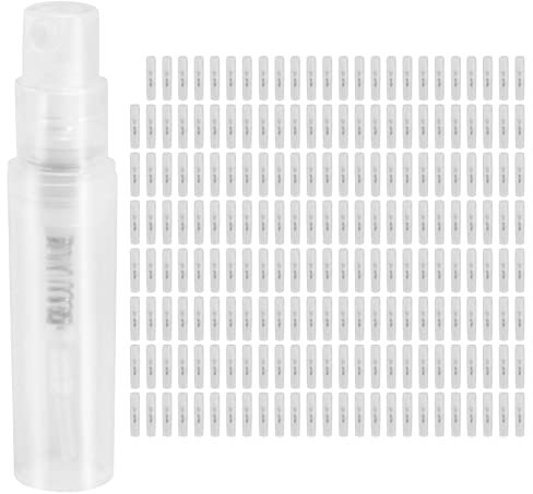 Smallterm 200Pcs/Lot 2ML Transparent Plastic Bottle Small Cosmetic Packing Atomizer Perfume Bottles Atomizing Liquid Container