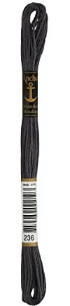Anchor Sticktwist 4635000-00236 elefant Stickgarn, 100% Baumwolle