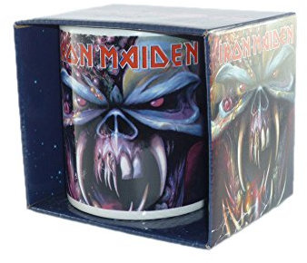 Iron Maiden – Rock Band Taza regalo (final Frontier)... Toll se presenta en una caja de regalo.