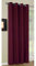 Gardinenbox Vorhang Blickdicht Schal, Matte unifarbene Gardine mit Ösen. Material aus Microsatin Micofaser-Gewebe., 175x140, Bordeaux, 20405