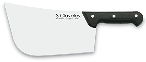 3 Claveles Hachuela Carnicero, Acero Inoxidable, Multicolor, 25 cm