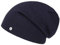 LIERYS Fine Merino Long Beanie Herren/Damen/Kinder (Länge: 30 cm) - Made in Germany - Strickmütze aus Merinowolle - Wintermütze in One Size (54-61 cm) - Herrenmütze Herbst/Winter blau One Size