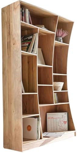 DELIFE Massivholzregal Live-Edge Akazie Natur 120 cm Links Standregal
