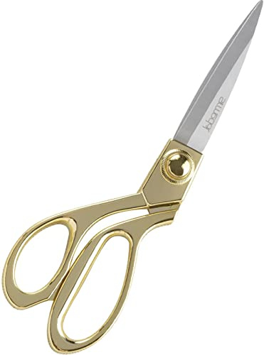 SIRMEDAL Professionelle robuste Schneiderschere, 20,3 cm, goldfarben, Edelstahl, Schneiderschere (Gold)