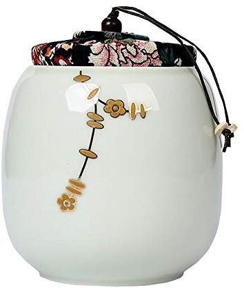 Jingyun Céramique Japonaise Boîte De Thé Traditionnelle Caddy À Thé Maison Ornement D09