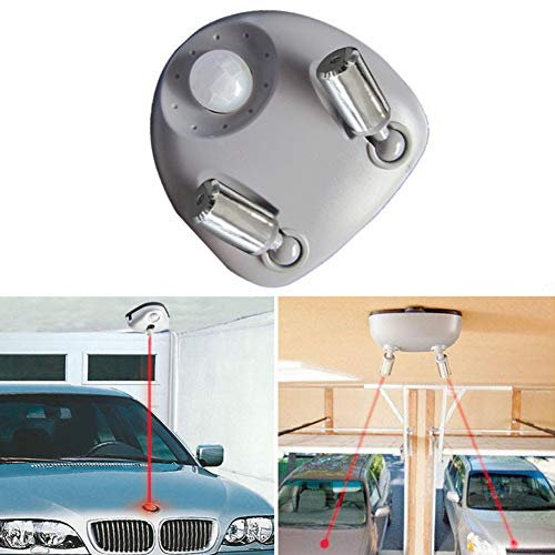 Capteur stationnement Sensible Positionnement Garage Voiture Guidage Carport Induction Infrarouge Universelle Emplacement du Plafond ABS Aide inversée Réglable Double extrémité(UE)