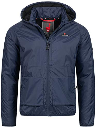 Höhenhorn Skibbo Veste coupe-vent pour homme, bleu foncé, M