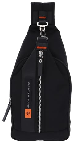 PIQUADRO PQ-Bios Shoulder Bag 20 cm, Schwarz, Einheitsgröße