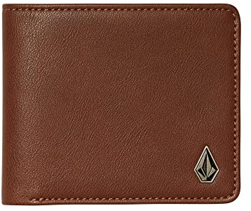 Volcom Slim Stone PU Wlt S Wallet, Braun, Einheitsgröße, Klassisch, braun, one Size, Klassisch