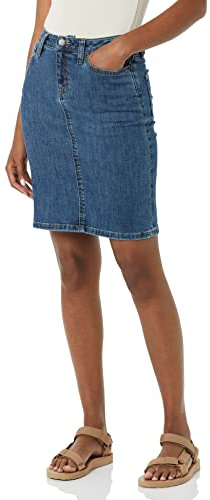 Amazon Essentials Femme Jupe en Jean Classique à 5 Poches (Disponible en Grande Taille)
