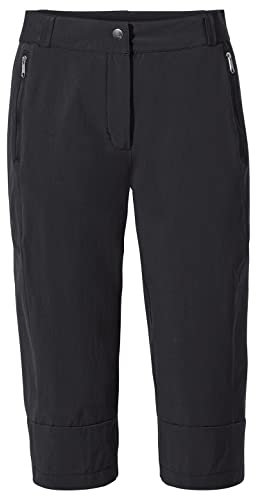 VAUDE Damen Women's Farley Stretch Capri Iii Hose, Schwarz, 52 EU