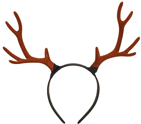 Weihnachten Rentier Geweih Stirnband Groß Hirsch Geweih Haarband Rehhorn Haarreifen Waldtier Kopfschmuck Krone Kopfschmuck für Weihnachten Cosplay Party