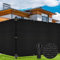 Duerer Sichtschutz Zaun 1.8m x 10m Gartenzaun Schattiernetz mit ösen 170g/m² Blockade UV-Schutz Outdoor Windschutz Sonnenschutz Sichtschutz Gewebe Hinterhof im Freien, Terrasse mit Kabelbinder Schwarz