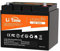 LiTime LiFePO4 12V 50Ah Batterie mit Max. 15000 Zyklen und 10 Jahre Lebensdauer, 50A BMS 12V Lithium Ionen Akku, Perfekt für Wohnmobil, Solar Batterien, Marine, Perfekter Ersatz für AGM Batterie