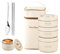 kyaoayo Tragbares isoliertes Lunch-Behälter,Edelstahl-Lunchbox mikrowellengeeignet mit Lunch-Tasche,stapelbarer auslaufsicherer Thermo-Lunchbox,für Kinder und Erwachsene (3 Schicht)