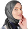 Premium Jersey Turban Kopftuch Schal Wrap Instant Hijab Für Damen | Instant Hijab | Schal Cap für Frauen Hijab Muslim (Anthrazit)