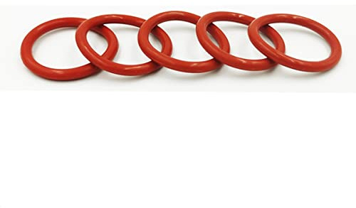Boxonly Lot de 30 joints toriques en silicone - 15 mm de diamètre extérieur et 12 mm x 1,5 mm de large - Rouge