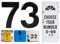 Black Door Numbers Stick On, 0-99, Letters A, B, C, D, 3'' House Numbers Self Adhesive Stickers, For Doors, Mail Boxes, Hotel Rooms (73)