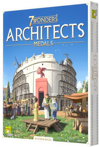 Repos Production 7 Wonders Architects Medaillen | Brettspiel-Erweiterung | Alter 8 | Von 2 bis 7 Spieler | 30 Minuten pro Spiel | Englisch