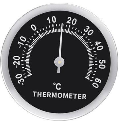 ROMISBABA Kunststoffthermometer Für Außenwand Hochpräzise Temperaturanzeige Digitaler Temperaturmonitor Mini-thermometer Für Drinnen Und Draußen Mit Klebefunktion Für Praktische Anwendung