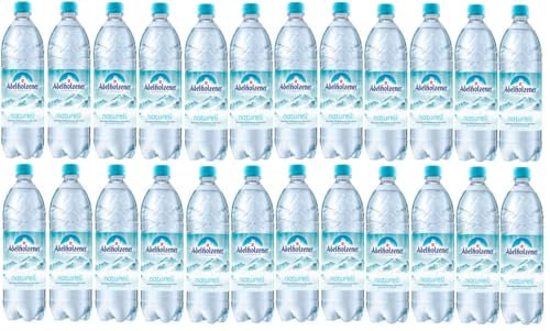 24 Flaschen Adelholzener Mineralwasser naturell natriumarm a 1 Liter inkl. EINWEGPFAND + Space Keks 45g von Onlinenshop Bormann