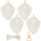 SUNNYCLUE 4 Set Schlüsselanhänger Bastelset Makramee Schlüsselanhänger Set Anleitung Inklusive Schlüsselanhänger Bastelset Mit Goldenem Schlüsselring Makramee Set Im Boho Stil Für Anfänger Und Erwachs