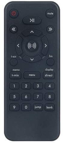 AULCMEET SXIR2 Ersatzfernbedienung Kompatibel mit SiriusXM Satellitenradio-Empfänger AudioVox XpressR, Audiovox XpressRC, Starmate 3, Starmate 4, Starmate 5 und Starmate 8