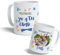 DEREGALOOS Taza de cerámica divertida para Padres. Taza de café Regalo día del Padre. Regalo Original con frase para hombre. Tazas divertidas con frase. (A tu edad)