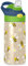 Mnsruu Bouteille d'eau isotherme en acier inoxydable pour enfants avec paille - 350 ml - Jaune nid d'abeille - Gourde étanche pour garçons et garçons - Chauds et froids - Sans BPA