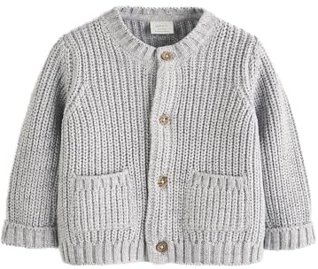 NEXT Baby Standard Strickjacke Grey Born In 2025 Numeric_56